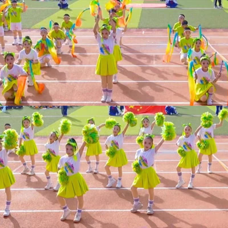 你要跳舞吗舞蹈服六一儿童啦啦队演出服小学生运动会开幕式器械舞