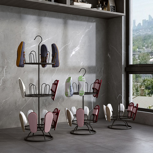 【小杨哥推荐】加粗旋转晾晒鞋架