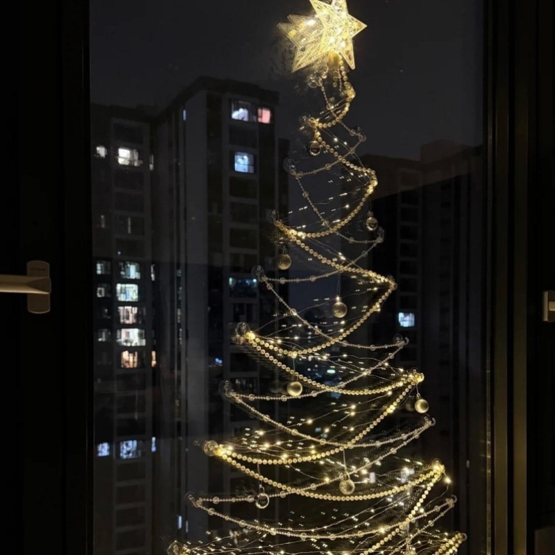 客厅圣诞树diy材料包家用装饰品2025新款小型高级感创意圣诞氛围