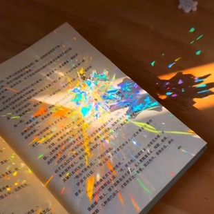 太阳捕手晶体石挂件阳光捕捉器折射棱镜立方体丁达尔效应桌面摆件