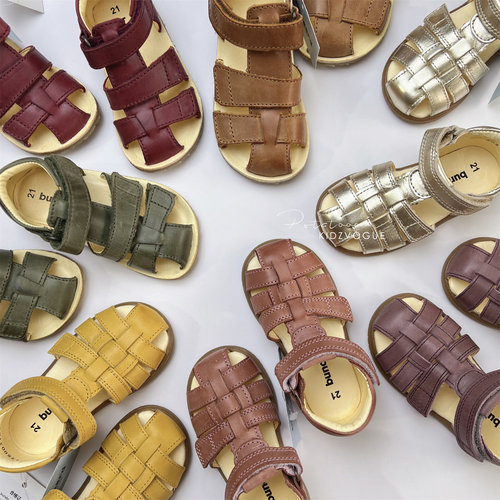 丹麦bundgaard儿童纯皮凉鞋