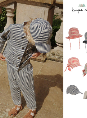 5Z 25SS丹麦Konges Slojd KS儿童渔夫鸭舌帽遮阳防晒透气男女