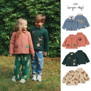 KS胶囊系列CATS&DOGS儿童棉服毛毛外套 Slojd 25新款 丹麦Konges