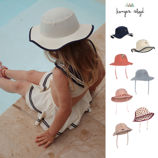 5Z 25SS丹麦Konges Slojd KS儿童沙滩帽速干透气遮阳宽檐甜美