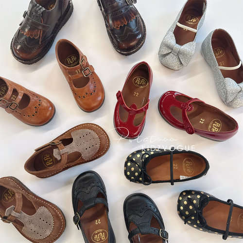 25AW意大利Pepe儿童手工皮鞋