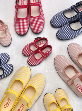 24春夏新款现货西班牙Cienta儿童奶奶鞋玛丽珍亲子成人软底甜美