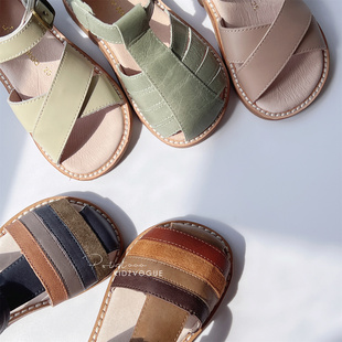 LW儿童罗马凉鞋 Winkaa 西班牙Little 纯皮魔术贴真皮 清仓特价