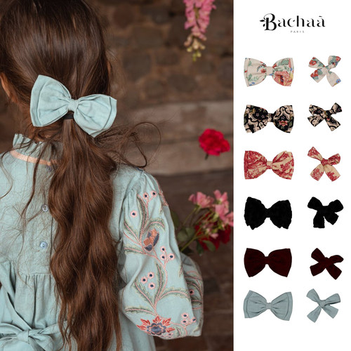 法国Bachaa女童蝴蝶结发夹
