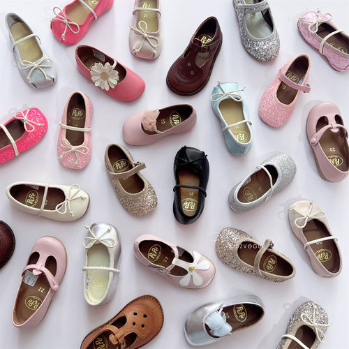 Pepe儿童公主鞋手工纯皮