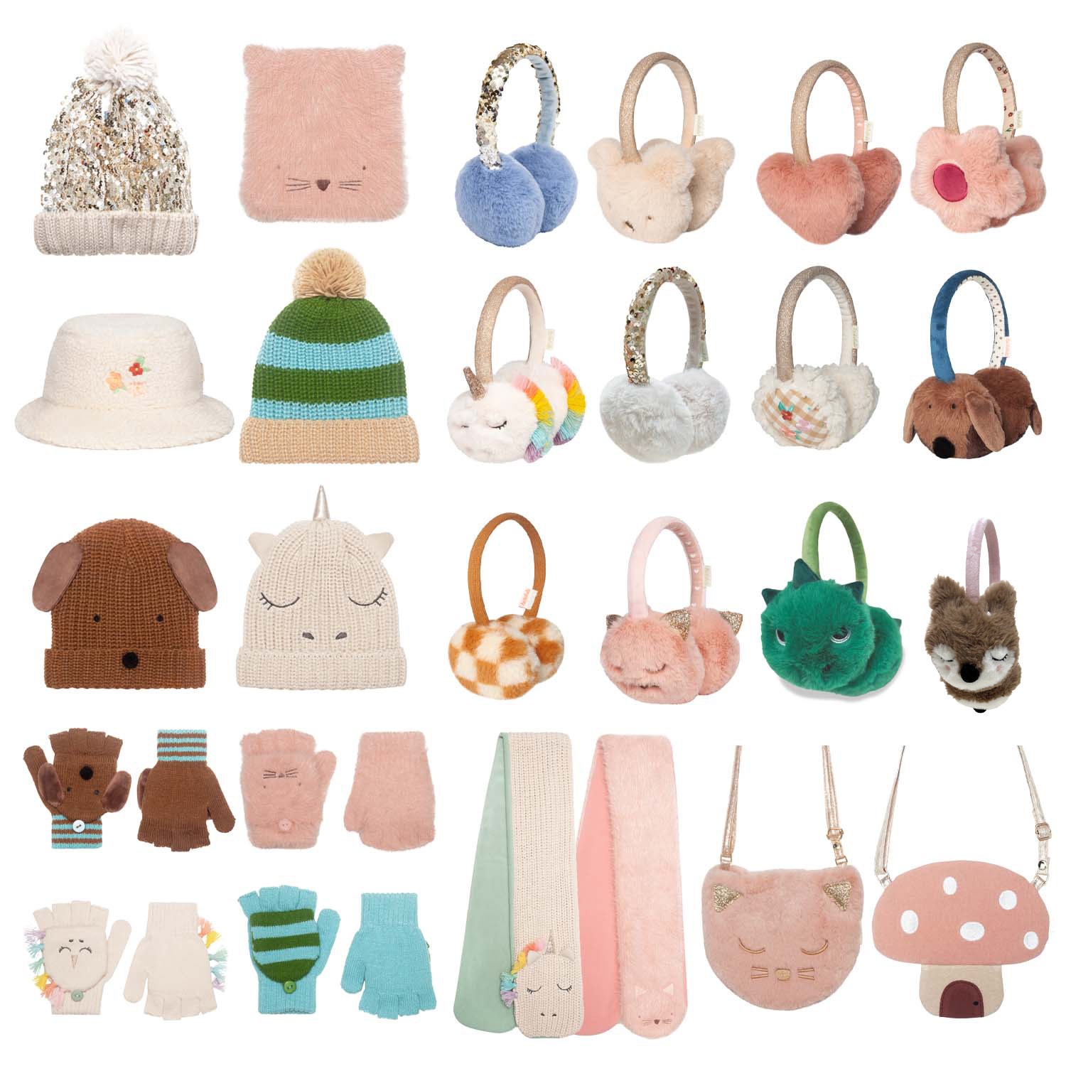 5Z 24AW现货英国Rockahula儿童宝宝保暖耳罩耳暖帽子手套围巾,童装/婴儿装/亲子装,耳套/耳暖,淘宝优惠券,粉丝福利购,淘宝优惠卷