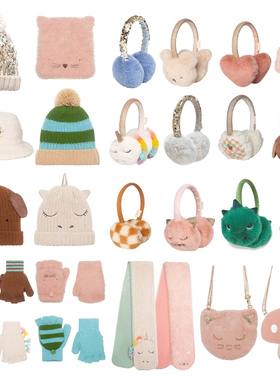 5Z 24AW现货英国Rockahula儿童宝宝保暖耳罩耳暖帽子手套围巾