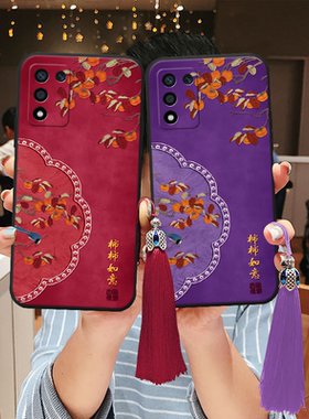 适用oppo立体浮雕a6花鸟pro柿柿a5手机壳a58高级感k13大气k12plus妈妈k11如意a93国风32软72中式a97防摔a56新