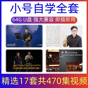 小号视频教程入门到精通自学小号演奏基础初级教学初学者全套U盘