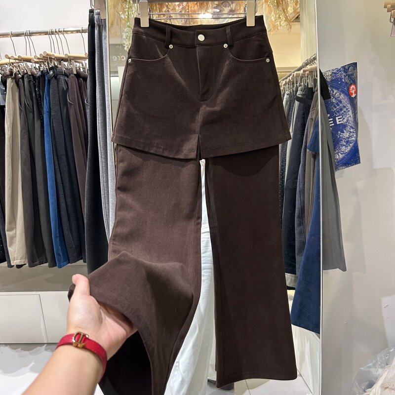 休闲裤女显瘦百搭修身屁帘长裤子