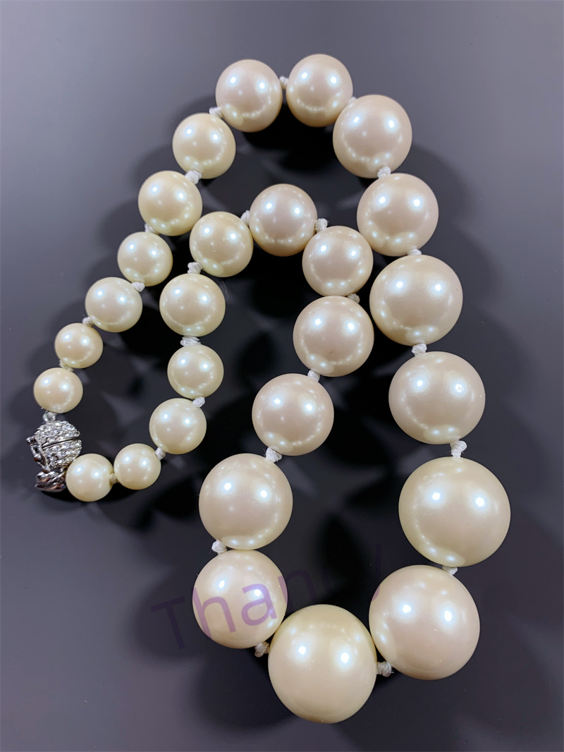 CAROLEE渐变琉璃珍珠短款项链