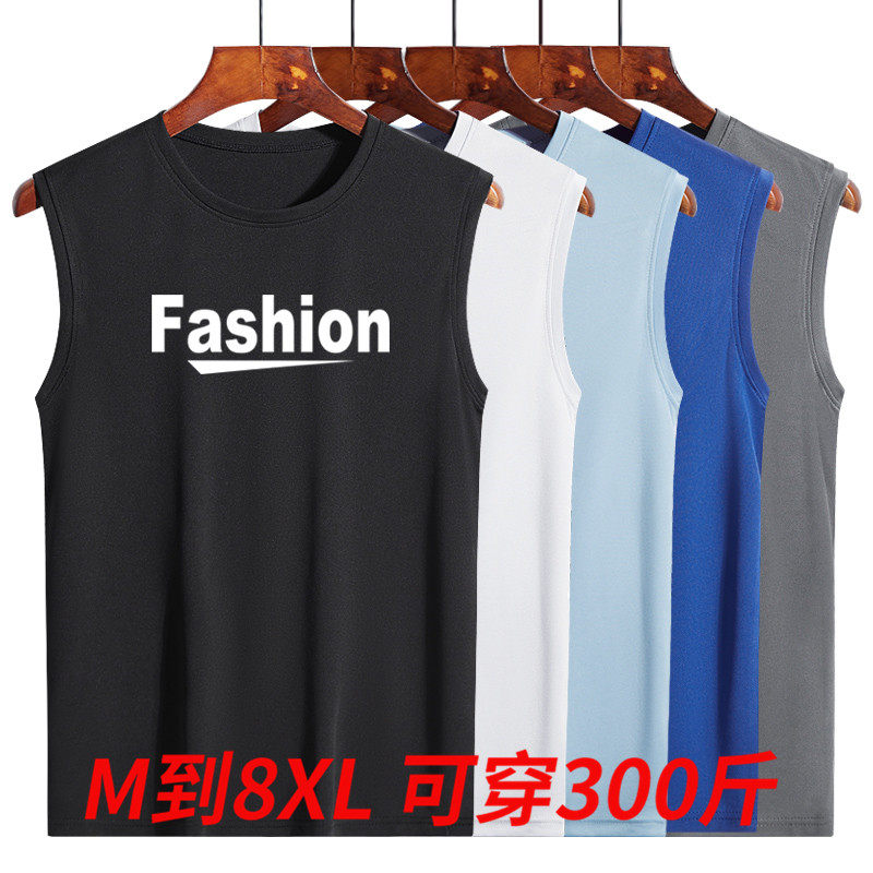 男士无袖背心男装运动美式篮球健身衣服坎肩夏季冰丝短袖速干t恤在类目 男装, 背心/马甲中 - 来自Buy2taobao.com提供专业的淘宝代购服务