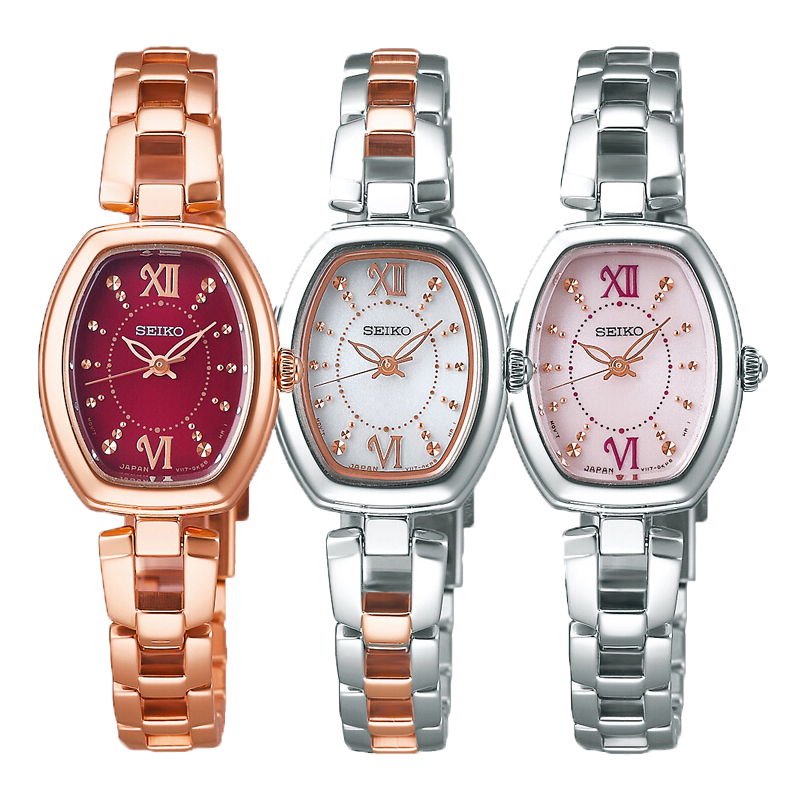 SEIKO¾«¹¤ÊÖ±íŮ̫ÑôÄÜʯӢ´ø×ê½ðС±íÅÌ·ÀË®SWFA180J 177J 179J