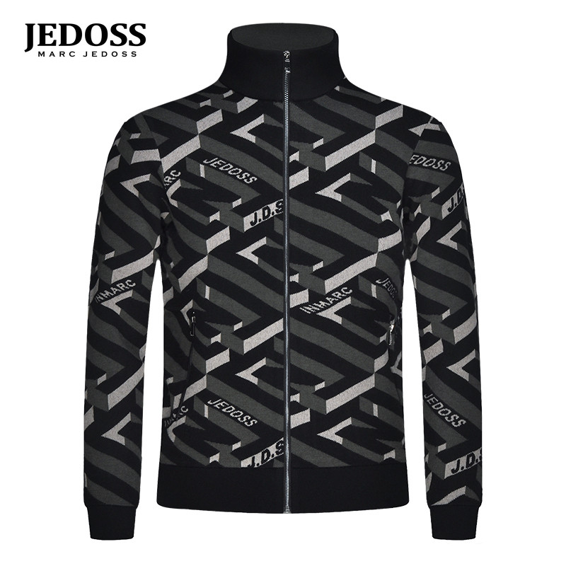 爵迪斯秋冬新款针织夹克