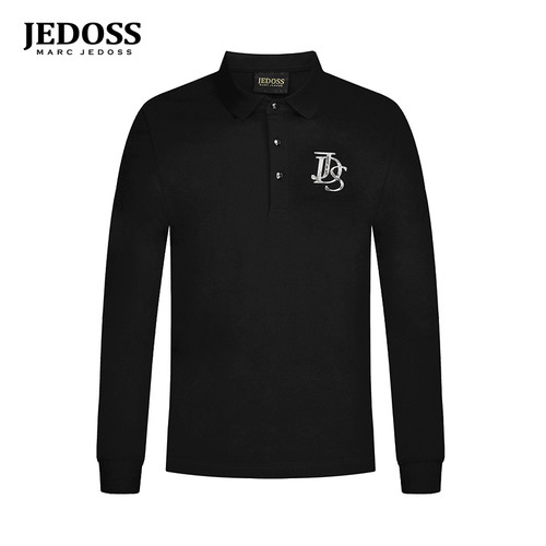 爵迪斯秋冬新款POLO领长袖T恤