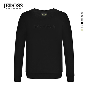 简约字母刺绣微阔套头卫衣BS043 秋冬新款 JEDOSS 爵迪斯男装