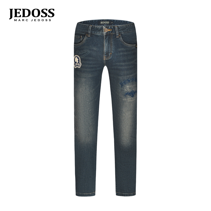 爵迪斯秋冬新款牛仔长裤