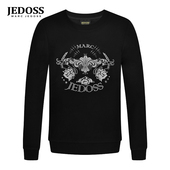 JEDOSS 刺绣LOGO无帽套头卫衣054 经典 爵迪斯男装 秋冬专柜新款