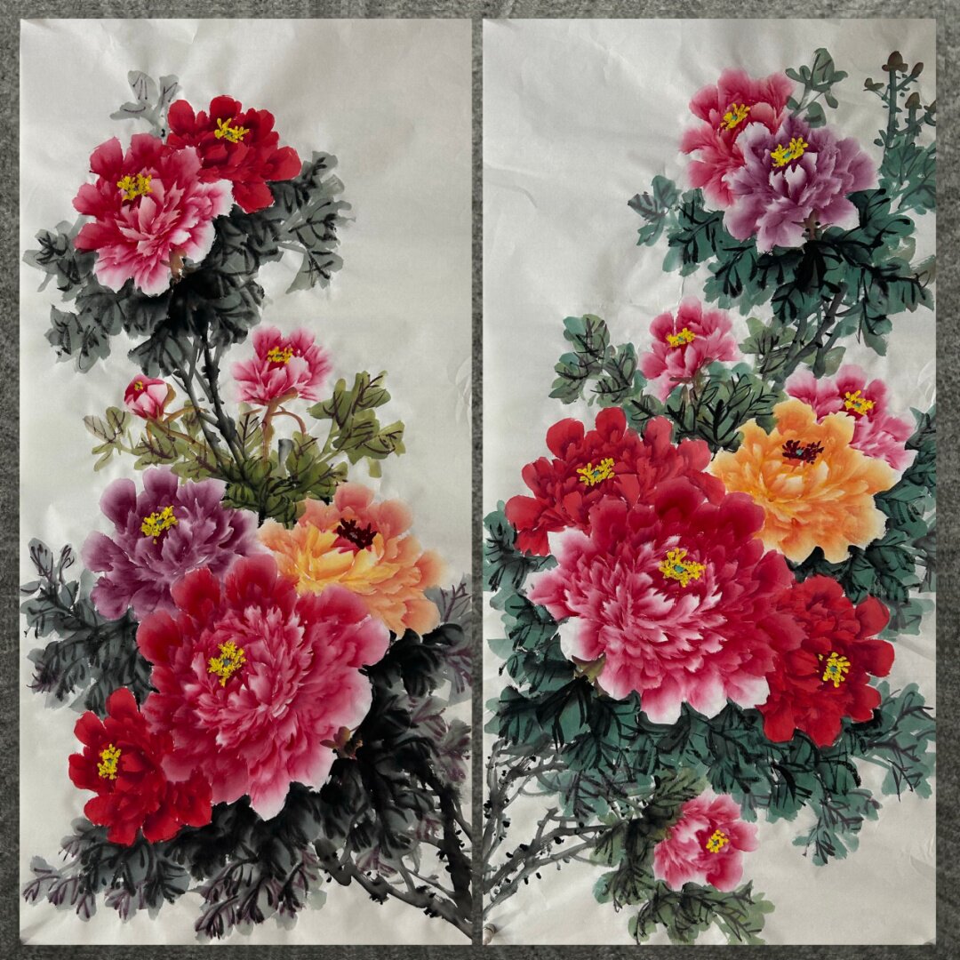 墨香村中堂装饰国画纯手绘花鸟画国画