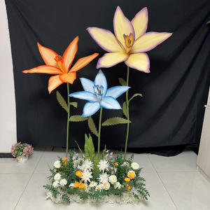 大型成品百合大花多种颜色可选