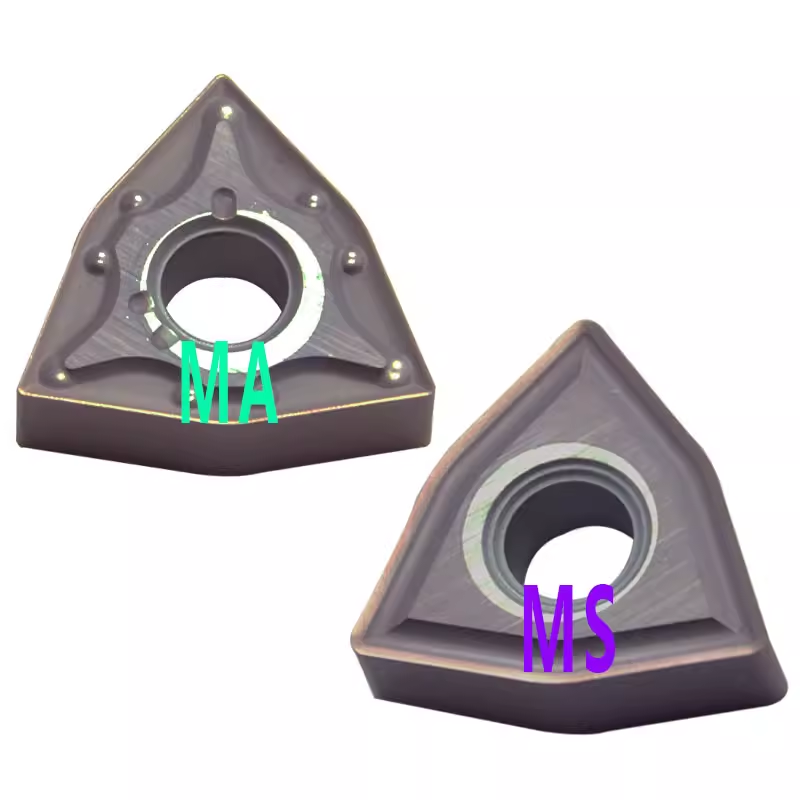 赛德瑞桃形外圆车刀片WNMG080404/08/12-MA/MS槽型钢件不锈钢加工