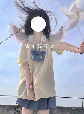 日系学生jk制服衬衫百褶裙套装