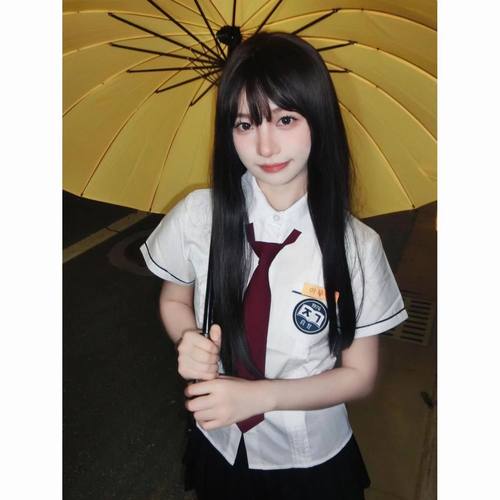 韩式校服jk制服衬衫女套装