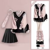 连衣裙女 2025年新款 女款 小个子学院风套装 多巴胺穿搭绝美小裙春装