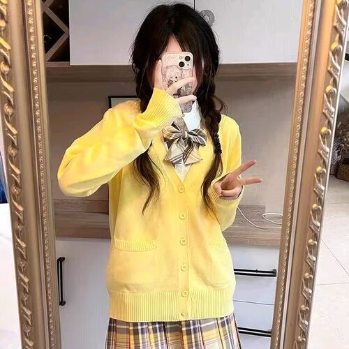 秋冬甜妹毛衣校园风学生装
