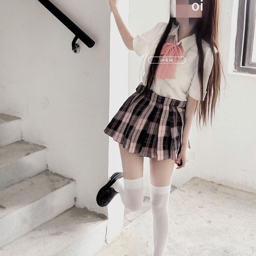 套装纯欲风修身收腰JK制服学院风女高日系校园高冷辣妹原创正版
