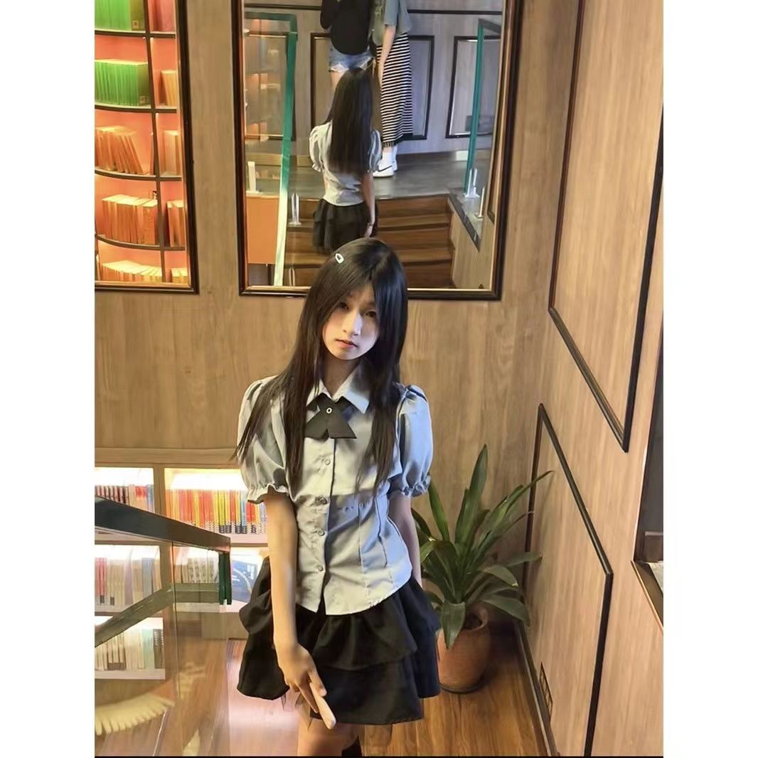 衬衣设计感小众jk制服上衣