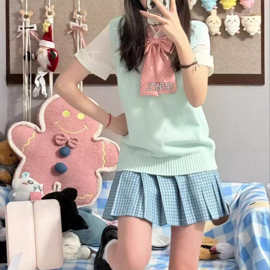 初田町jk原创正版格裙正品套装