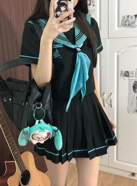 初音未来cos服原创jk制服校供套装中间日系学院基础款【青本绘】