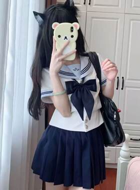 JK制服水手服短袖日系学院风校供