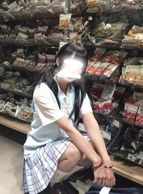 日系JK夏季甜美针织V领背心女