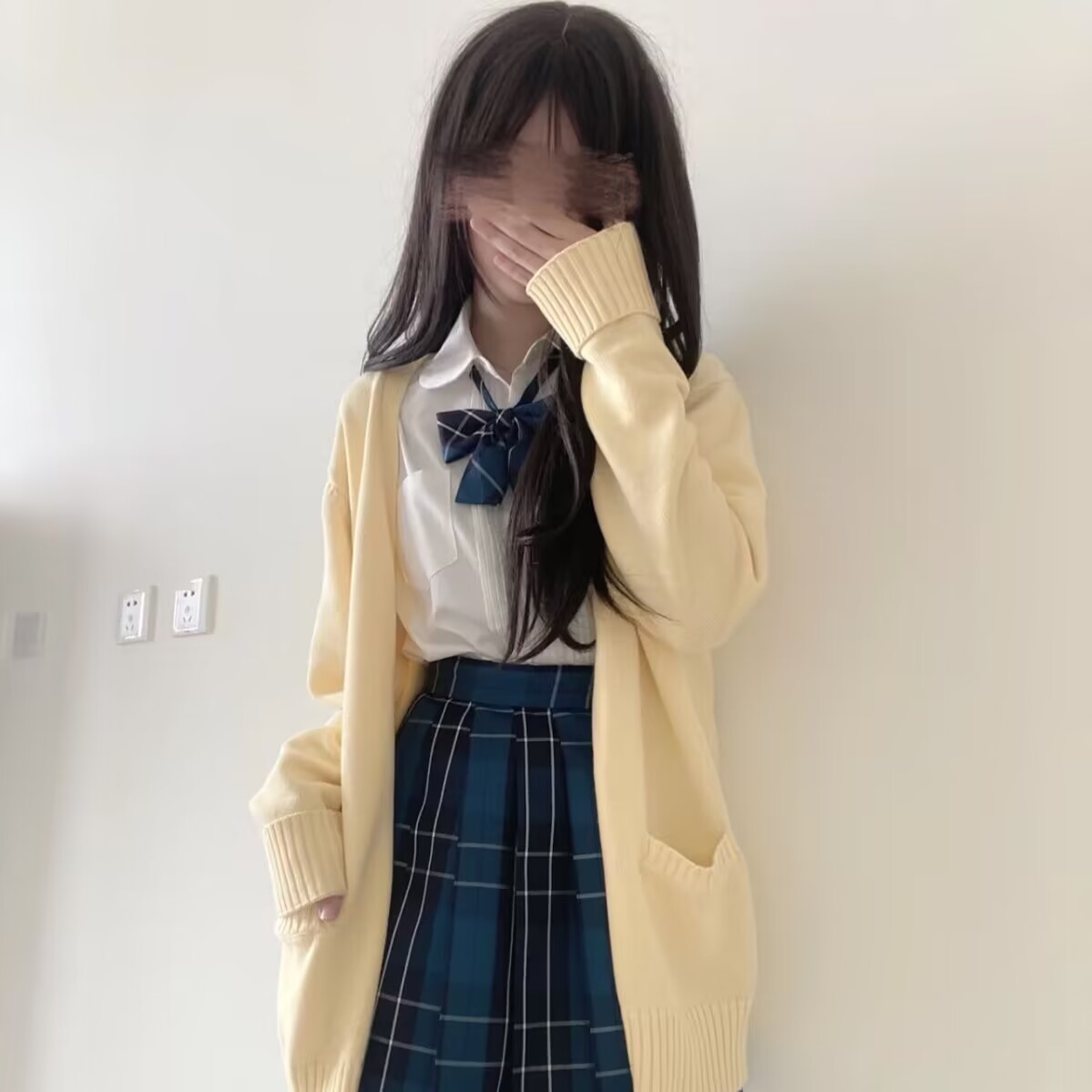 学院风樱花妹日漫感显瘦毛衣开衫