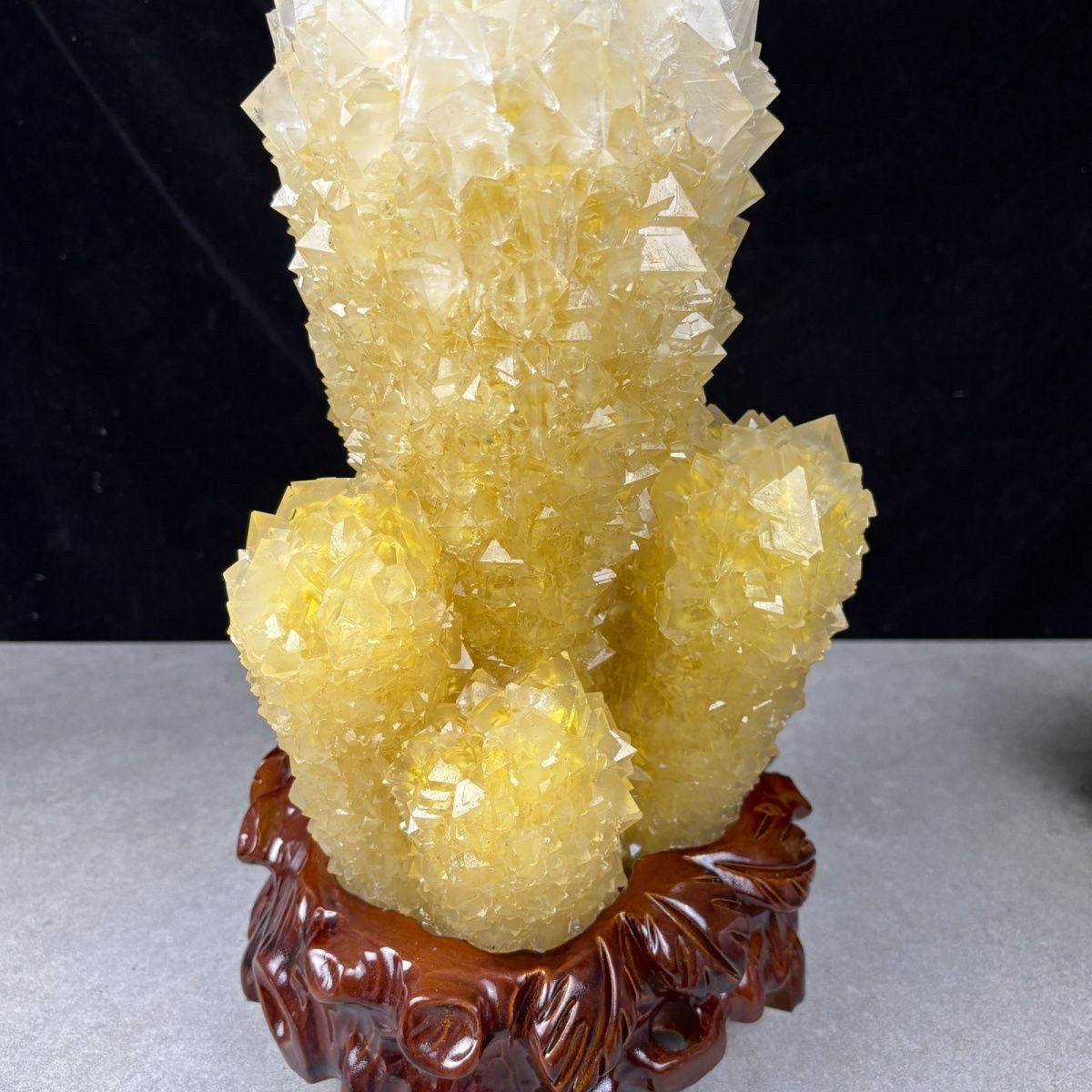 精美明矾晶体摆件结晶矿物晶体客厅观赏石工艺品创意家居装饰礼品
