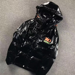 K03～ 亮面立体字母连帽羽绒服999 捡漏 工装