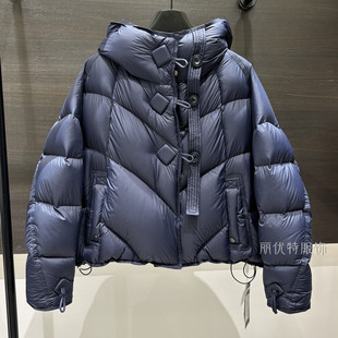 2025冬季新款短款泡芙羽绒服女时尚设计感小个子新国标90鸭绒外套