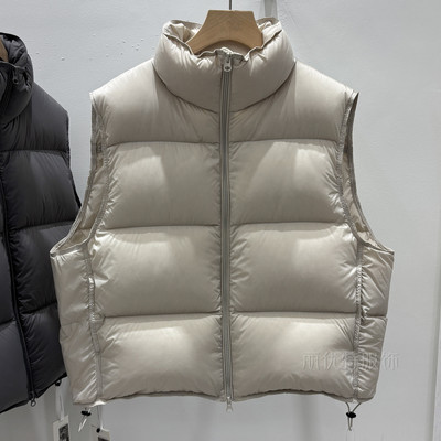 欧货羽绒服马甲女加厚云朵泡芙