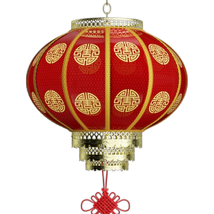 2026新款太阳能红灯笼高端新年过年春节马年大门口阳台挂饰小灯笼