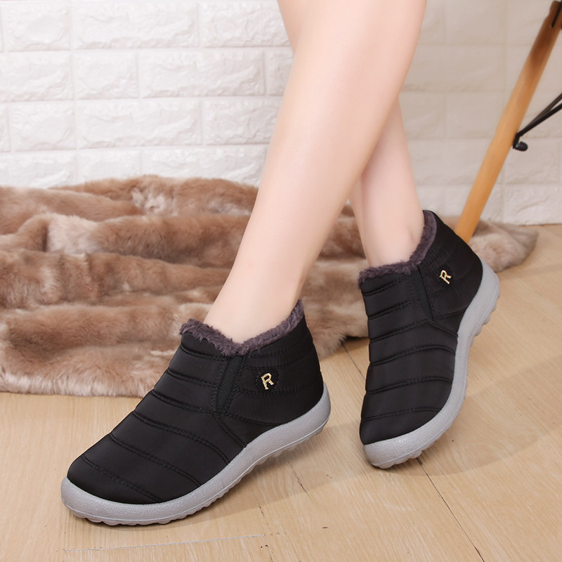 中老年妈妈鞋冬季老北京布鞋女棉靴保暖防滑加绒加厚棉鞋短靴休闲,女鞋,高帮鞋,淘宝优惠券,粉丝福利购,淘宝优惠卷