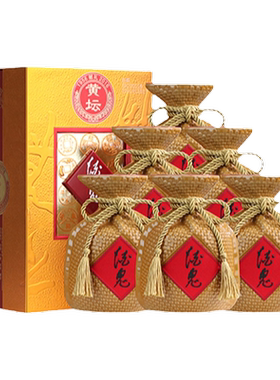 酒鬼52度黄坛468mL*6瓶原箱送礼馥郁香纯粮食白酒