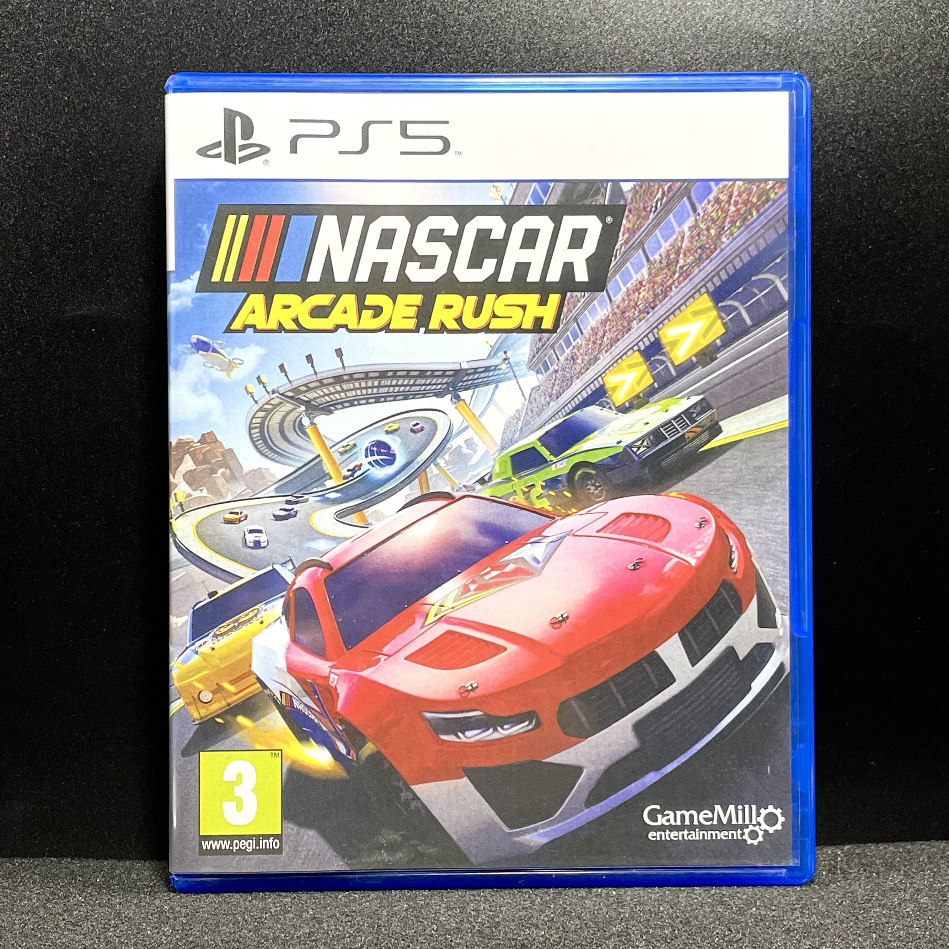 PS5国产包装盒 NASCAR 纳斯卡赛车 自印封面 没有光盘 空盒