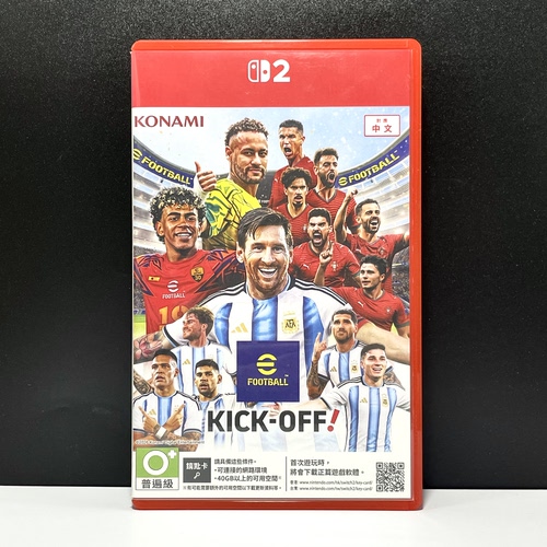 Switch2 ns2国产空盒 实况足球eFootball KICK-OFF 自印封面 无卡