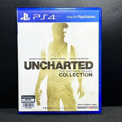 PS4国产包装盒 神秘海域123合集 自制封面 没有光盘 不能玩游戏